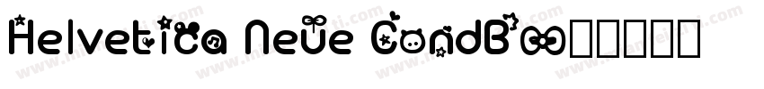 Helvetica Neue CondB字体转换